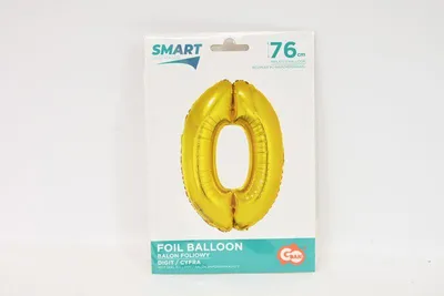 Obrázok produktu pre Inteligentný fóliový balón Numeral0 gold76cm CH-SZL0 45427