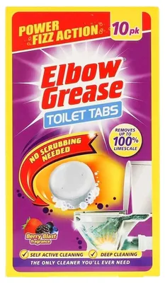 Immagine prodotto di Elbow Grease - Tavolette Detergenti per WC - Toilet Tabs - Profumo ai Frutti di Bosco - 10 pezzi