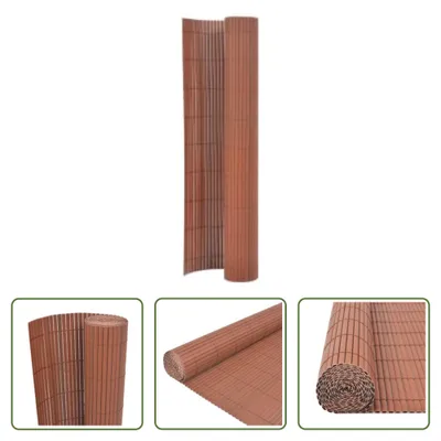 Immagine prodotto di The Living Store Recinzione da giardino bifacciale 110x500 cm Marrone