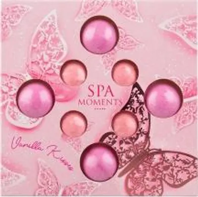Zdjęcie produktu dla Spa Moments - Kule Musujące Do Kąpieli Vanilla Kisses - 30G X 4 + 20G X 4
