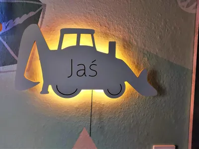 Obrázok produktu pre Nočná lampa pre bagre s menovkou