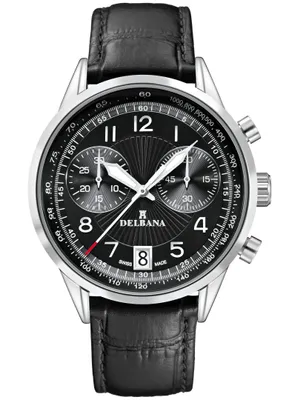 Image de Delbana - Montre-bracelet - Homme - Chronographe rétro - 41601.672.6.034
