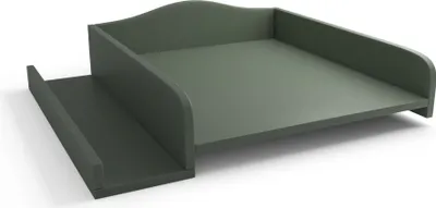 Produktbild von regalik Wickelaufsatz für Waschmaschine – Wickelauflage 60x70 cm – Laminierte Holzplatte – Grün – 82x72x10 cm – Sicherer & Platzsparender Wickeltischaufsatz