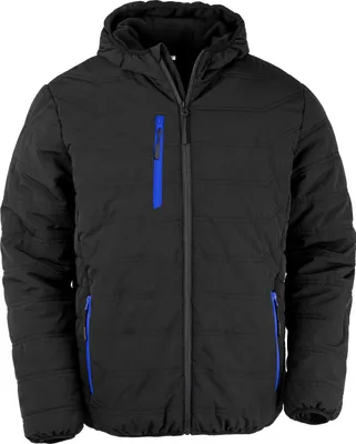 Produktbild von Result Genuine Recycled - "Compass" Steppjacke für Herren PC4629 (XL) (Schwarz/Königsblau)