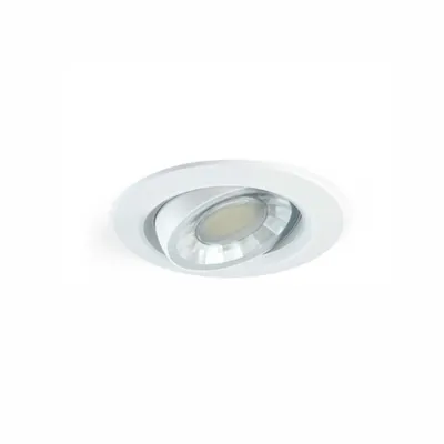 Produktbild von Verstellbarer, runder LED-Einbaustrahler, dimmbar, 8 W, IP44, 3000 K