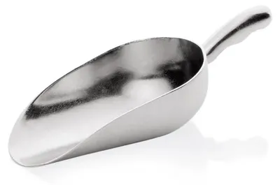 Produktbild von 4x Mehrzweckschaufel fungenlos, Aluminium, 2,5 l, silber