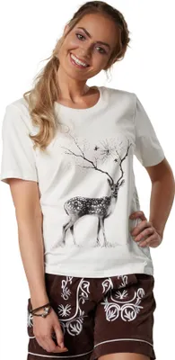 Produktbild von T-Shirt Blumenhirsch - L