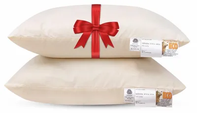Productafbeelding van Hoofdkussen Set van 2, IWS Gecertificeerd Wol, 60x70cm