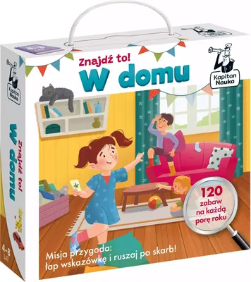 Zdjęcie produktu dla Kapitan Nauka Znajdź to! W domu - 120 zabaw edukacyjnych
