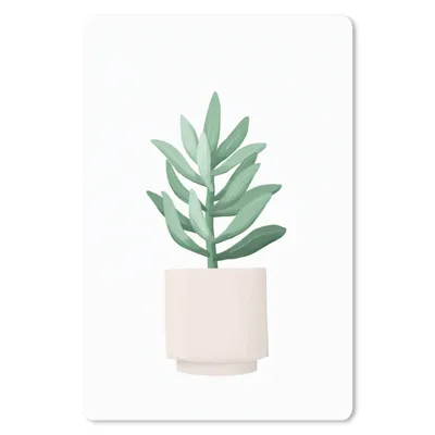 Produktbild von MuchoWow® Mauspad Mousepad Pflanze - Sukkulente - Blumentopf 40x60 cm - Mousepads - Maus Mat - Pad - Mausunterlage - Schreibtisch Accesoire