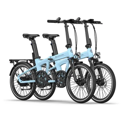 Immagine prodotto di 2*ADO Air 20S bici elettrica pieghevole, city bike, trasmissione a cinghia, 20", 250W, STVZO, uomo/donna