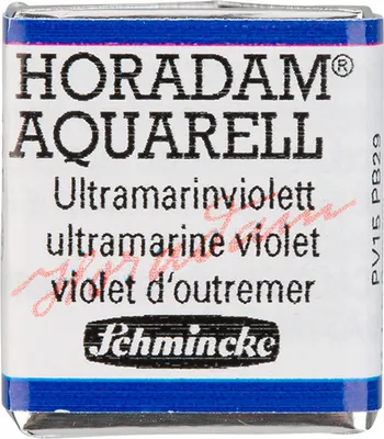 Obrázok produktu pre Schmincke HORADAM Akvarel Ultramarínová fialová Akvarel 14 495 044 1/2 Naepfchen