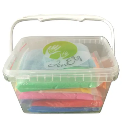 Produktbild von EDUPLAY 200145 Dekosand 12 Farben, mehrfarbig (2400 g)