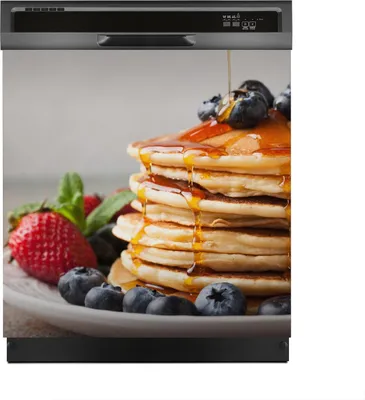 Produktbild von Aufkleber sticker 60x60 cm Dekorative folie Spülmaschine - Pfannkuchen mit Beeren