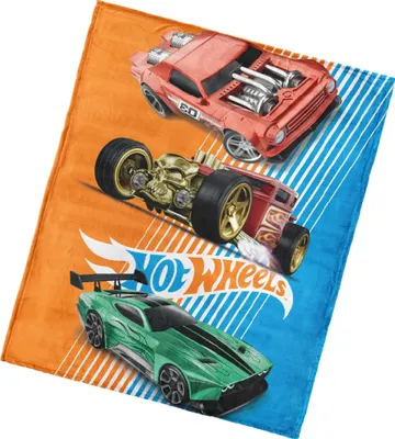 Zdjęcie produktu dla Koc dziecięcy Hot Wheels Retro 130x160 cm