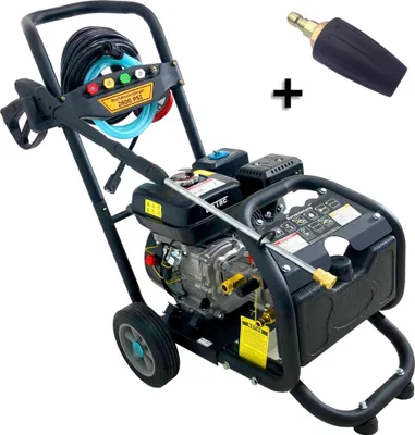 Produktbild von Hochdruckreiniger Benzin Motor 7 PS max. 170 bar inkl. Dreckfräse von DeTec.