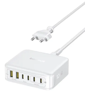 Obrázok produktu pre Nabíjačka Baseus USB-C, 120W, sieťová nabíjačka USB-C s technológiou PD a PPS, rýchlonabíjanie GaN