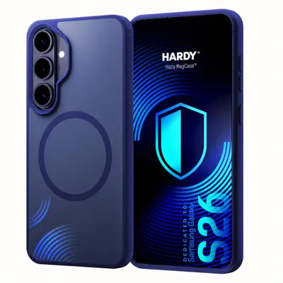 Zdjęcie produktu dla H Hardy Etui do Galaxy S26, Obudowa ochronna MagSafe odporna na zarysowania, Niebieska
