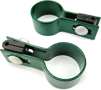 Obrázek produktu pro 2x koncová svorka Ø 38 mm plotové sloupky plotová svorka zelená