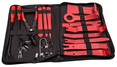 Produktbild von Kfz Verkleidungs Demontage Werkzeug Set - Innenraum Panel und Radio Ausbauwerkzeug - Timing Werkzeugkit - Handliches Kunststoff Werkzeug
