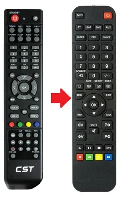 Produktbild von Ersatz Fernbedienung passend für CST COOLSTREAM NEO und NEO 2 Receiver