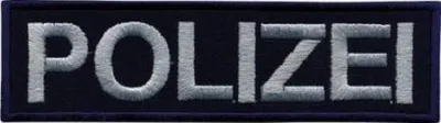 Produktbild von Aufnäher Applikation Patches - Polizei - 00413/1 - Gr. ca. 14,5cm x 4,5cm