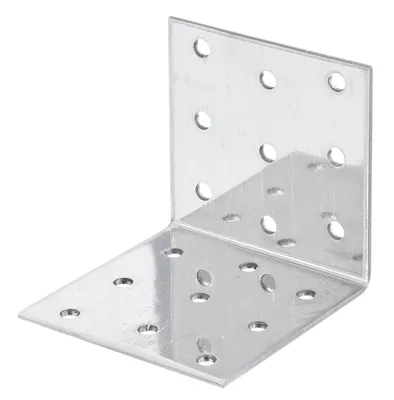 Immagine prodotto di Alberts 339067 Staffa in lamiera forata, zincata sendzimir, 40 x 40 x 60 mm, set da 20
