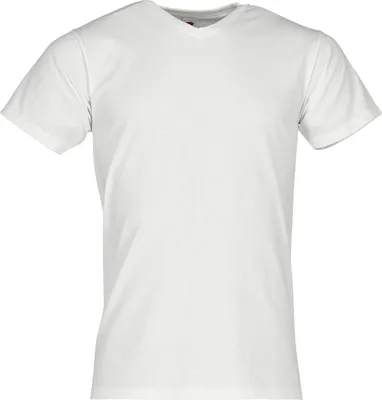 Produktbild von Fruit of the Loom Valueweight V-Neck T Farbe: weiß Größe: 3XL