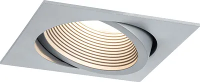 Immagine prodotto di 998.82  Paulmann Premium EBL Helia quadrata, LED a incasso, 2700K, 13W, 1,4A, 115x115 mm, bianco alluminio, alluminio, acrilico