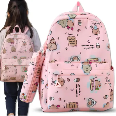 Produktbild von EDIBAZZAR | Schulrucksack für Kinder zur Schule, Mädchen, Federmäppchen Kapibara