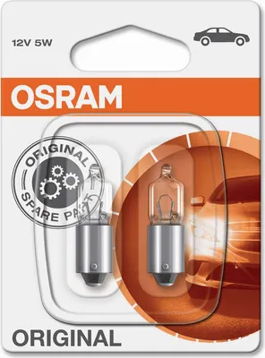 Immagine prodotto di OSRAM ORIGINAL MINIWATT BA9s 12 V/5 W (confezione blister da 2)