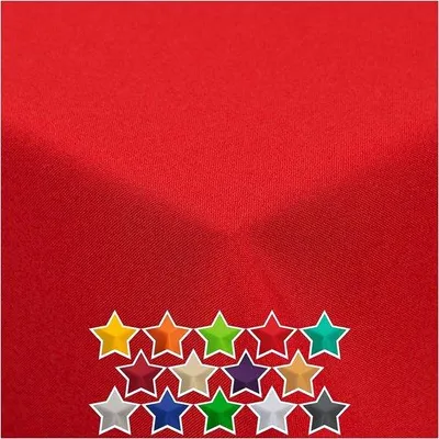 Image de Nappe rouge 100 x 100 cm