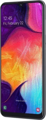 Imagen del producto de Samsung Galaxy A50 SM-A505FN/DS, teléfono inteligente de 128 GB - Pantalla Super AMOLED Full HD Plus de 16,3 cm (6,4 pulgadas), resolución 2340 x 1080 - Procesador Cortex A73 Quad-Core de 2,30 GHz + Cortex A53 Quad-Core de 1,70 GHz - 4 GB de RAM - Android 9.0 Pie - 4G - Color negro - Diseño de barra - Soporte para 2 SIM - Sin bloqueo de operador - Cámara frontal: 25 megapíxeles - Cámara trasera: 25 megapíxeles / 5 megapíxeles / 8 megapíxeles - Batería de 4000 mAh - Comunicación de campo cercano (NFC)