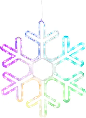Productafbeelding van Sneeuwvlokdecoratie MagicHome Kerst, 90xLED RGB, 50x0,6x43 cm
