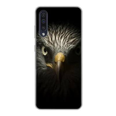 Produktbild von MuchoWow® Handyhülle Schutzhülle Hülle für Samsung Galaxy A30s Vogel - Adler - Raubvögel - Auge - Schnabel - Licht Silikon Softcase Handy Hülle - Karteninhaber