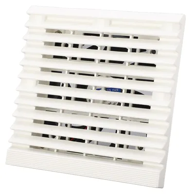 Image de Ventilateur de toit pour camping-car avec grille à lamelles, évacuation latérale, élimination des odeurs, ventilation silencieuse, compatible avec une alimentation 12V en courant continu