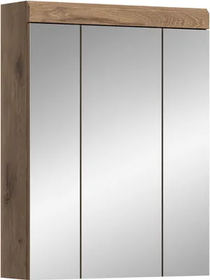 Produktbild von xonox.home Spiegelschrank Wave Nox Oak Nachbildung B/H/T: 60x79x18cm