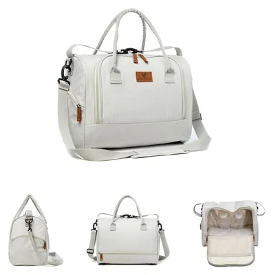 Produktbild von Cangaroo Wickeltasche Jossie Wickelunterlage, Reißverschluss, Gurt verstellbar beige