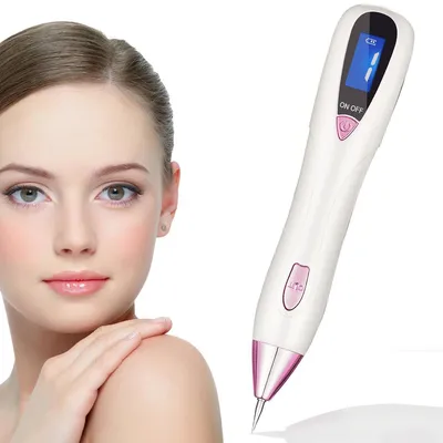 Produktbild von Warzen- & Hautanhängsel-Entferner, Muttermal-Stift für Hautkliniken, Beauty-Set für Zuhause, 10 Modi, 850 mAh, präzise Flecken- & Muttermalentfernung
