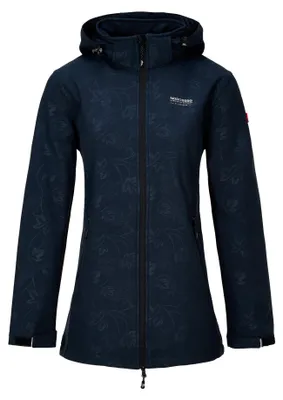 Produktbild von Nordberg Leaf - Softshell-Outdoorjacke für Damen - Marineblau - Größe M