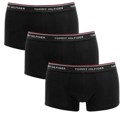 Produktbild von Tommy Hilfiger 3-Pack Trunks Zwart Schwarz - Große XXL
