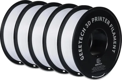 Obrázek produktu pro vlákno pro 3D tiskárny, materiál PETG, průměr 1,75 mm, BÍLÉ