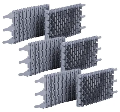Produktbild von vhbw 6x Bürste Ersatz für Zodiac R0635904 für Poolroboter, Poolsauger - Aus Gummi, 23,9 x 12,8 x 4 cm