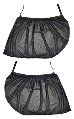 Immagine prodotto di Set di due reti parasole per auto, tendina, zanzariera, rete nera, copertura parasole laterale anteriore