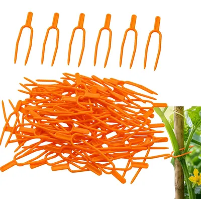 Imagen del producto de Clips de soporte para plantas, juego de 50, para plantas de jardín