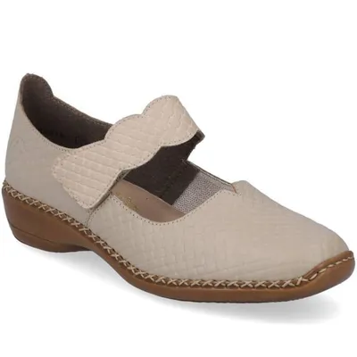 Produktbild von Rieker Damen Klassische Sandalen 41398-60 Farbe:Beige Größe: 40