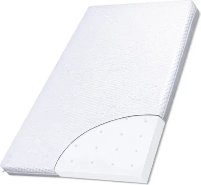 Produktbild von Dětská matrace cestovní matrace do postýlky 140 x 70 x 5 cm cestovní matrace do dětské postýlky pěnová matrace dětská matrace