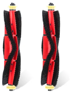 Produktbild von 2 Stück Original Reinigungsbürste für Xiaomi Roborock S5 max S6 Pure S6 maxV Silikonbürsten Set Waschbar Abnehmbar, für Roboter Staubsauger Ersatzteile