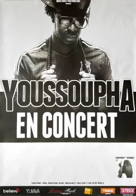 Produktbild von Youssoupha – Konzert 2012 – Plakat / Poster – 68x92 cm