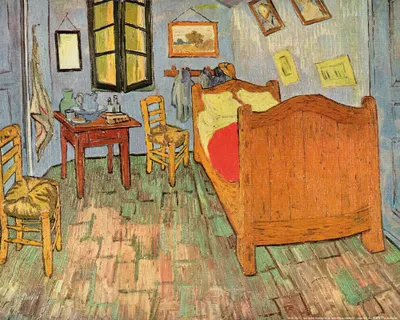 Produktbild von Vincent Van Gogh Kunstdruck Bild - Schlafzimmer In Arles, 1889 (40 x 50 cm)